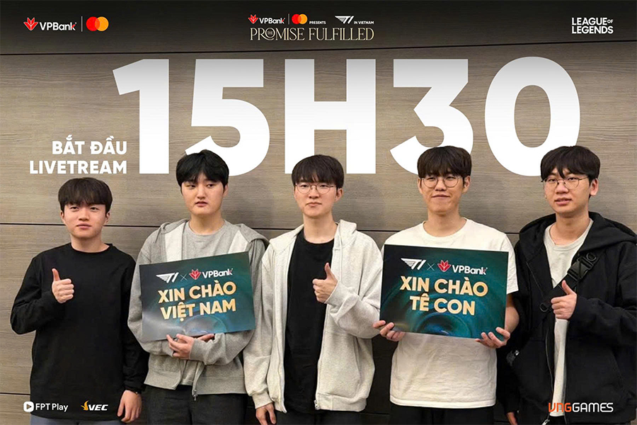 Trực tiếp T1 vs All Star LMHT Việt Nam, lễ hội eSports lớn chưa từng có tại Việt Nam t1 viet nam