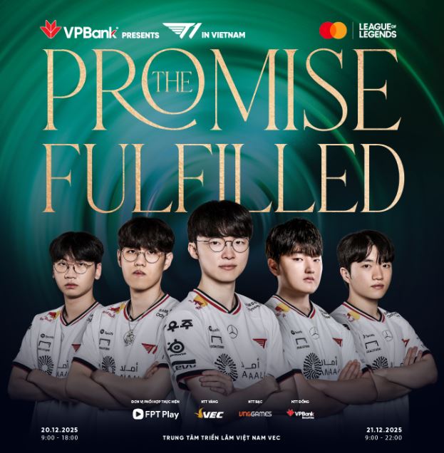 Faker và T1 khuấy động ngày hội của VPBank - Lễ hội eSports lớn chưa từng có tại Việt Nam t1111