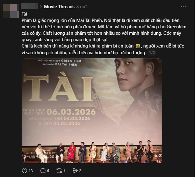 Review nóng phim Tài: Mỹ Tâm - Mai Tài Phến đỉnh nóc cả đôi, dân tình lại tiếc đứt ruột 1 điều- Ảnh 13.