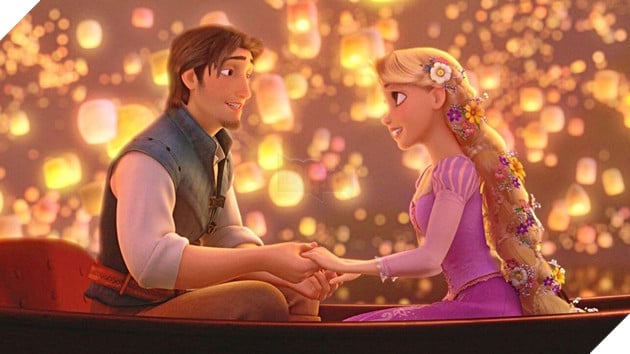 Hình ảnh về phim hoạt hình Tangled.