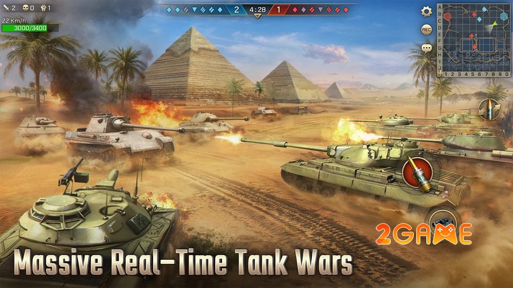 Tank Front: 15v15 Warfare – Thoả mãn mơ ước ngồi sau tay lái của những cỗ máy thép khổng lồ tankfront15v15warfare 1