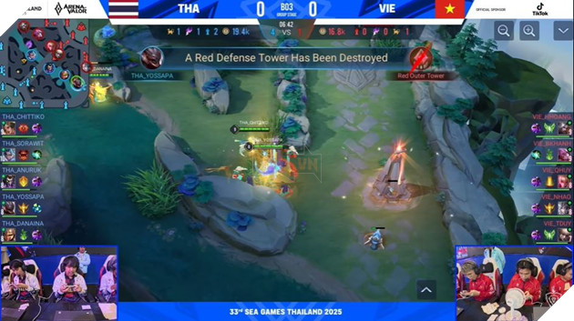 SEA Games 33: Liên Quân Mobile Nam Việt Nam Đối Đầu Thái Lan - Căng Thẳng Như Chung Kết