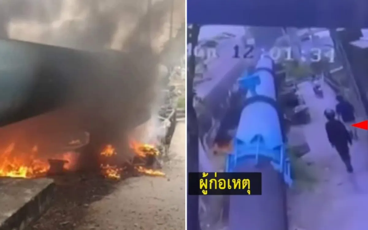 Các đoạn video lan truyền trên mạng xã hội, được cho là trích xuất từ camera giám sát, cho thấy ba thiếu niên xuất hiện gần hiện trường vụ phóng hỏa. (Ảnh: Facebook)