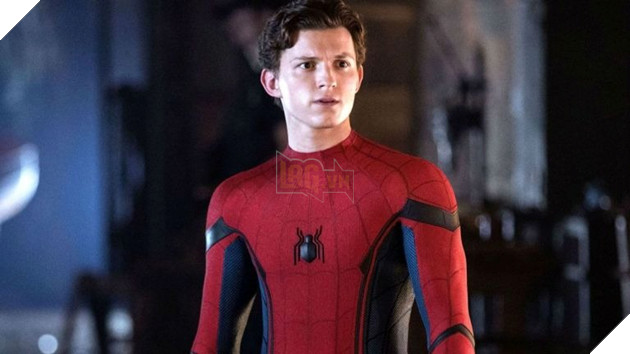 Hình ảnh về sao nam Tom Holland trong tạo hình vai Spider-Man.