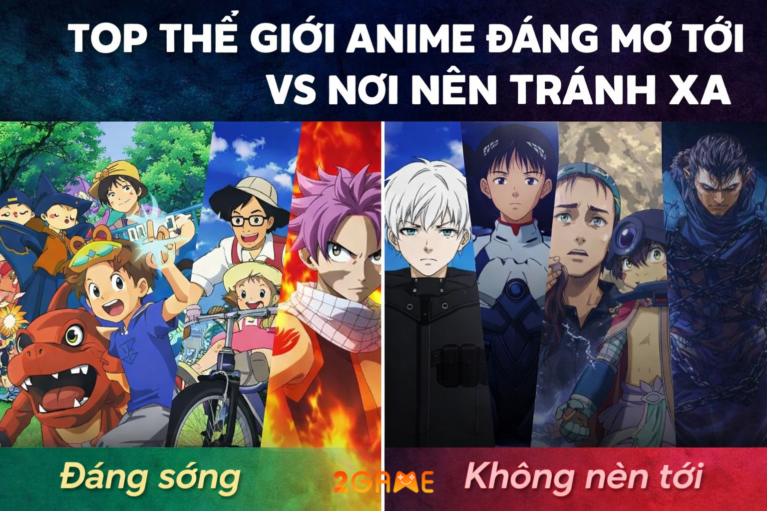 10 thế giới anime tuyệt vời nhất để đắm chìm (và những thế giới tệ nhất nên tránh) top 10 the gioi anime