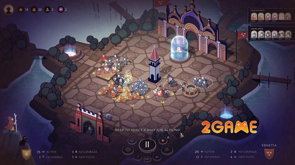 Trở Thành Thánh Nhân kết hợp hài hoà giữa chiến thuật thời gian thực và roguelike trothanhthanhnhan game 1