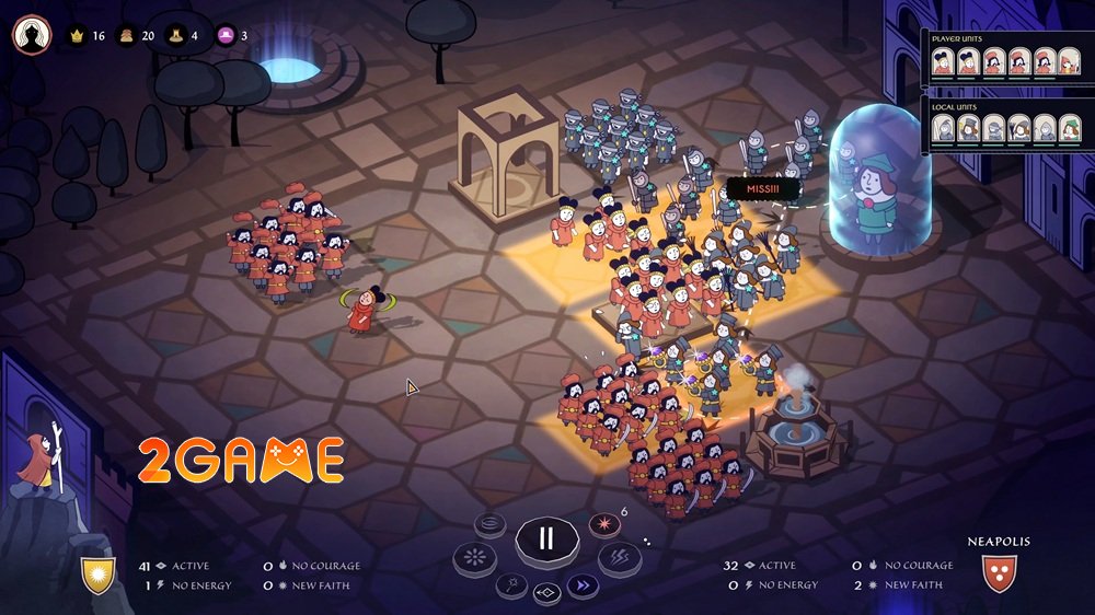 Trở Thành Thánh Nhân kết hợp hài hoà giữa chiến thuật thời gian thực và roguelike trothanhthanhnhan game 2