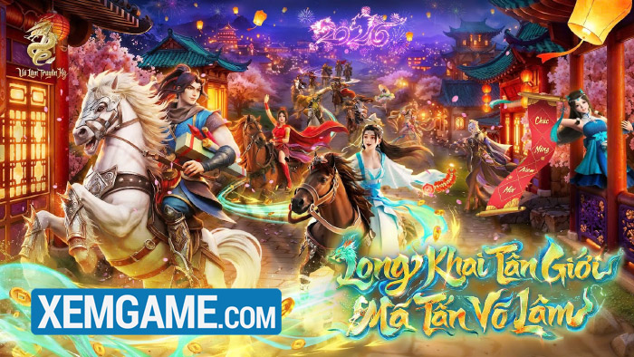 Tết Võ Lâm 2026: Thanh Long vươn mình, cùng Thần Mã dẫn lối kỷ nguyên giang hồ mới tvc vo lam truyen ky 7