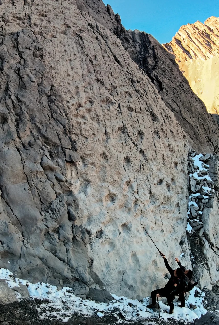 20.000 dấu chân quái vật bất ngờ hiện ra trong ảnh chụp vách núi- Ảnh 2.