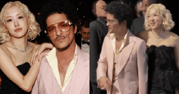 Rosé (BLACKPINK) bẽ bàng bị Bruno Mars ngó lơ toàn tập ở Grammy 2026 va 1 177010408256497450827 0 0 352 672 crop 1770104092658207982580gifpng