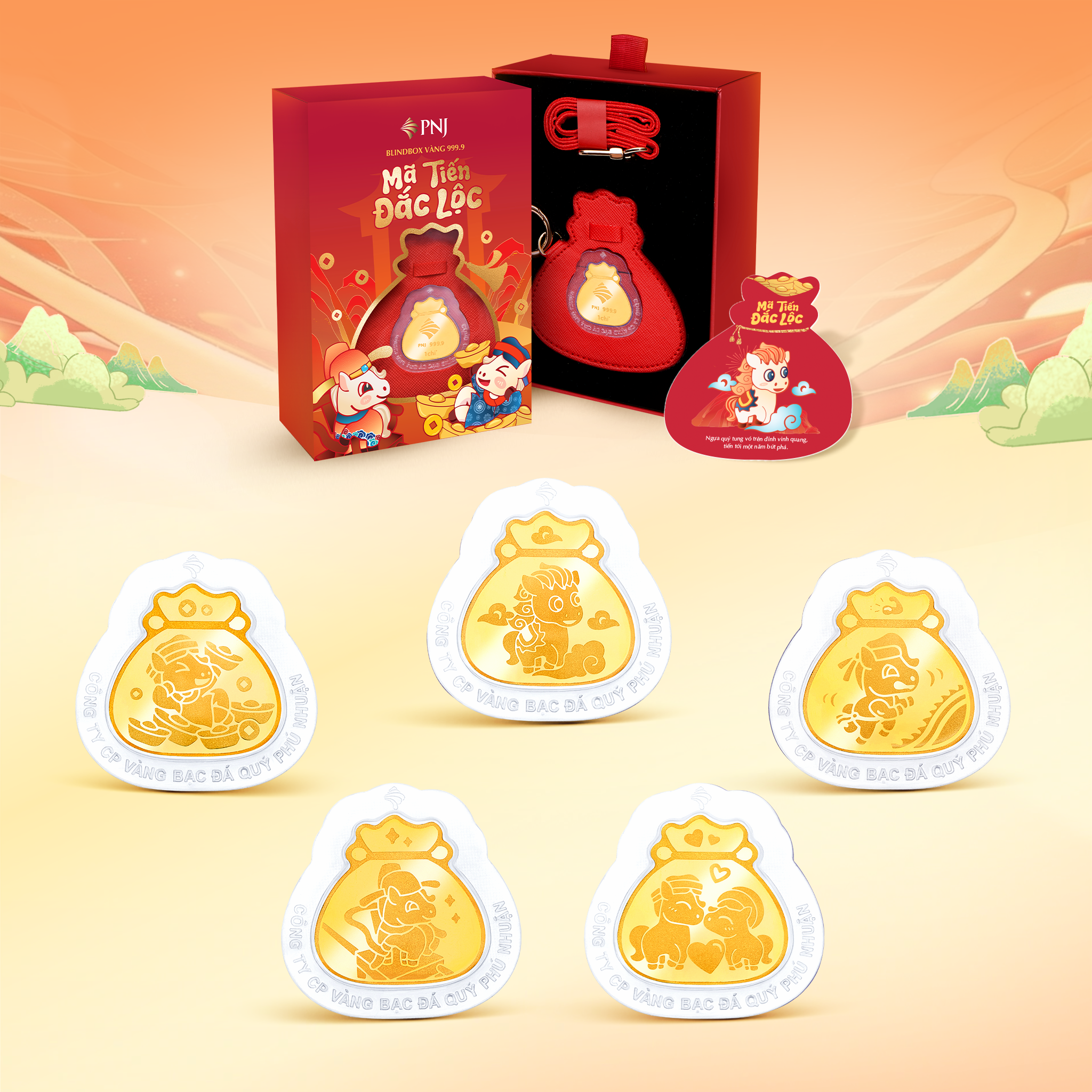 vang-trai-nghiem-doc-la-thu-hut-nguoi-tre-dip-tet-2026-anh-1-1768980132-235-width2048height2048 Sản phẩm Blindbox vàng 99,99% Mã Tiến Đắc Lộc với hình thức “túi mù” độc đáo thu hút nhiều người trẻ. Ảnh: PNJ