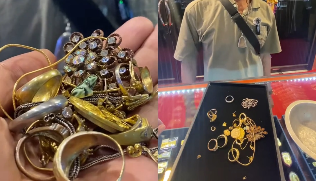 Nhặt được vàng ở bãi rác, người đàn ông mang đi kiểm tra thì sốc nặng- Ảnh 1.