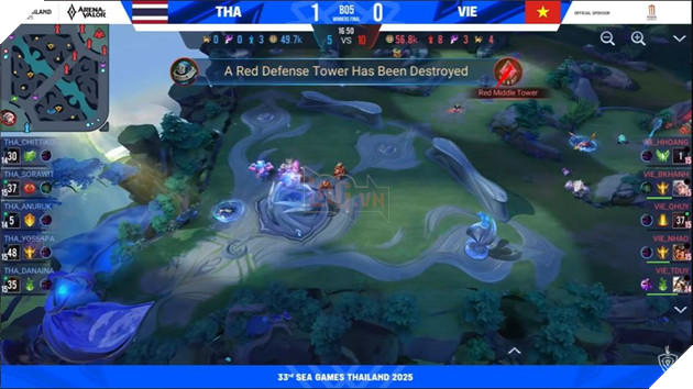 SEA Games 33: Chung Ket Nhanh Thang Lien Quan Mobile - Viet Nam Nguoc Dong An Tuong 5 SEA Games 33: Chung Kết Nhánh Thắng Liên Quân Mobile - Việt Nam Ngược Dòng Ấn Tượng 5