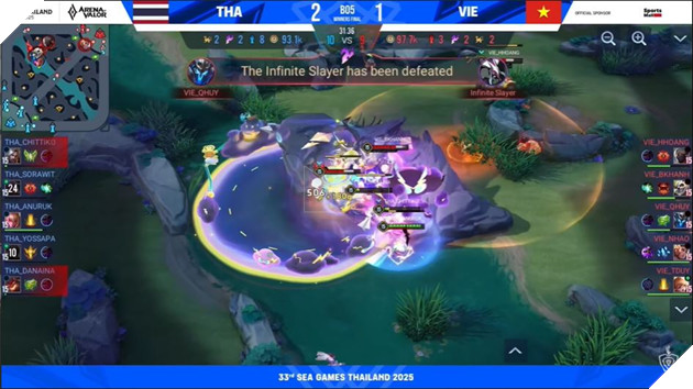 SEA Games 33: Chung Ket Nhanh Thang Lien Quan Mobile - Viet Nam Nguoc Dong An Tuong 10 SEA Games 33: Chung Kết Nhánh Thắng Liên Quân Mobile - Việt Nam Ngược Dòng Ấn Tượng 10