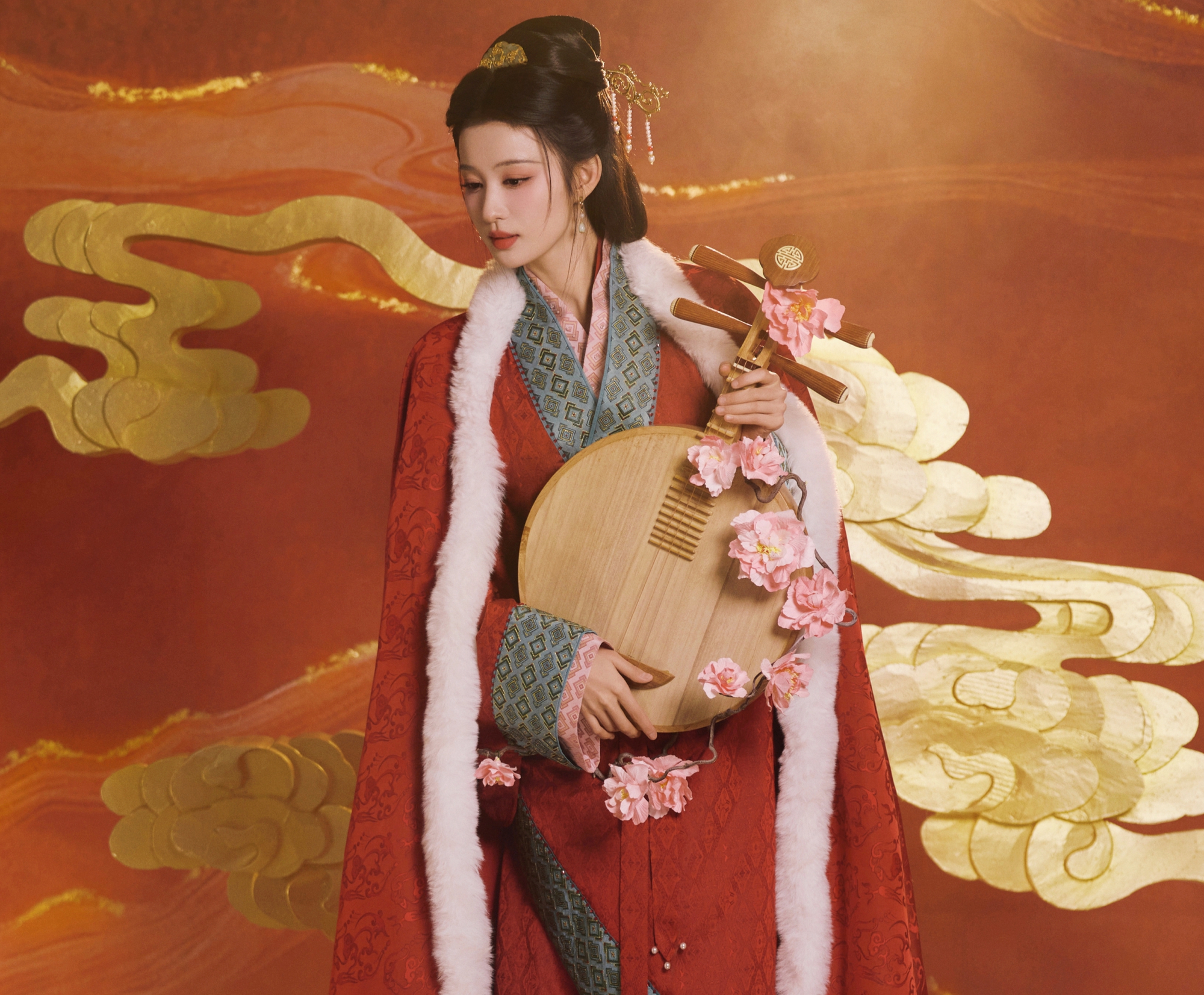 Mỹ nhân đẹp nhất đêm hội giao thừa 2026: Nhan sắc như bức tranh giang sơn gấm vóc, bảo sao ai gặp cũng yêu- Ảnh 2.