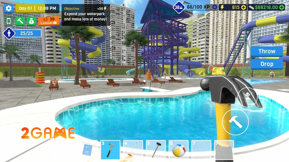 Waterpark Owner Simulator – Hãy Trở Thành Ông Chủ Công Viên Nước Điên Rồ Nhất! waterparkownersimulator 3