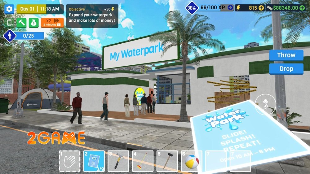 Waterpark Owner Simulator – Hãy Trở Thành Ông Chủ Công Viên Nước Điên Rồ Nhất! waterparkownersimulator 5