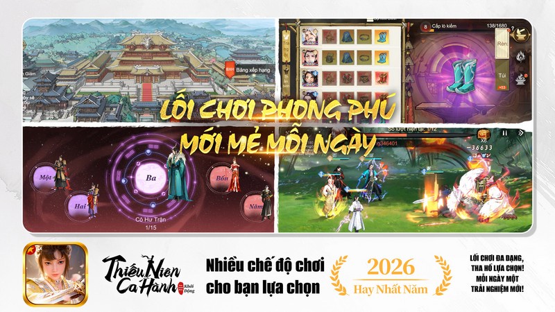 Tựa game mobile “Thiếu Niên Ca Hành” chính thức ra mắt song nền tảng hôm nay!