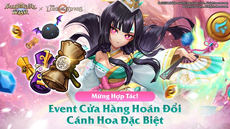 Com2uS triển khai sự kiện Chuyển Hóa Aragorn nhân dịp hợp tác “Summoners War X The Lord of the Rings wwsmvnw