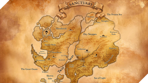 Diablo 4: Lord of Hatred Dường Như Đã Rò Rỉ Bản Đồ Vùng Lãnh Thổ Mới 5