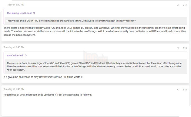 Có Khả Năng Xbox ROG Ally Sẽ Chơi Được Các Game Cũ Trên Xbox 360 Trước Đây