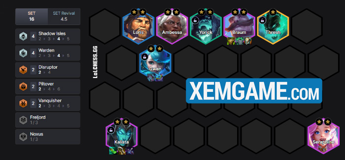 ĐTCL 16.6: Hướng dẫn cách đánh đội hình Quần Đảo Bóng Đêm bản mới xyx3n0ak screenshot 8