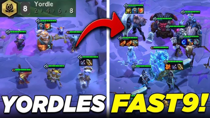 ĐTCL 16.1b: Bí kíp fast 9 chuẩn nhất trong meta hiện tại yordles