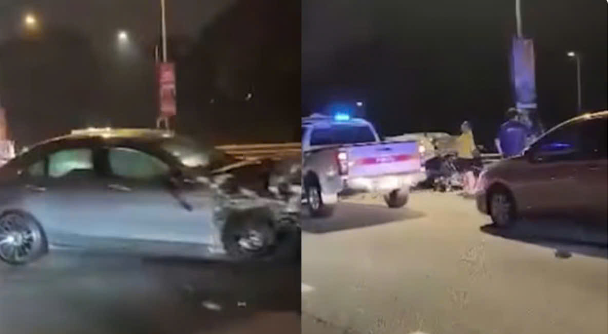 Đứng trên cao tốc giải quyết sau va chạm nhỏ, nhóm người bị chiếc Mercedes-Benz lao trúng: 2 người tử vong, 2 người bị thương- Ảnh 1.