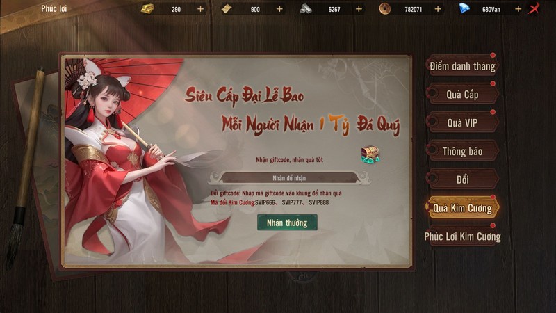 Quỷ Môn Quan - Vplay chơi lớn tặng 1 tỷ Kim Cương không khoá vào ngày OB zhyspkv