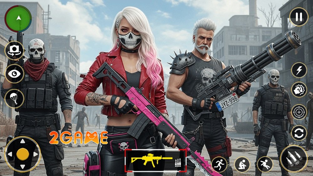 Zombie Shooting: Survival Game – Đại dịch zombie hỗn loạn, kinh hoàng zombieshootingsurvivalgame 1