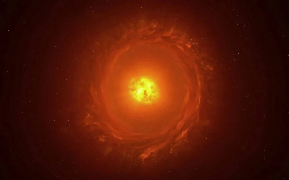 "Gã khổng lồ vàng" xuất hiện trên bầu trời Trái Đất, sắp nổ