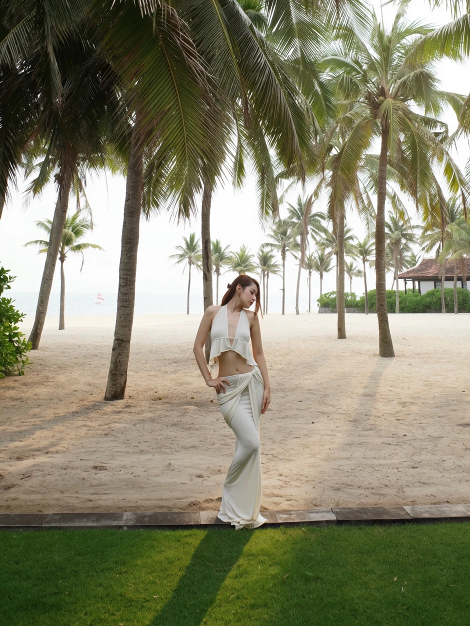 "Mỹ nhân đẹp nhất Việt Nam" mở bát dịp lễ, không cần bikini nhưng vẫn khiến dân tình "khó thở"