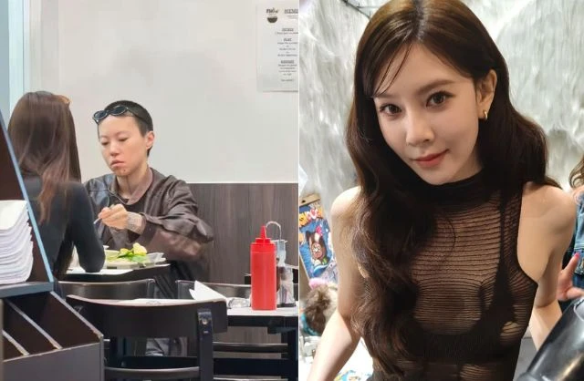 "Tóm dính" 1 Chị Đẹp 9X và con gái Diva hàng đầu showbiz hẹn hò, tình cảm đến mức ăn chung 1 tô phở!