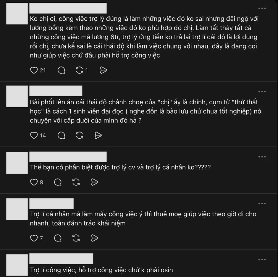 1 Hoa hậu Vbiz phát ngôn đến drama trợ lý hot nhất Threads, netizen phát quạo: "Chị nói chị có nghĩ không vậy?" 1 Hoa hậu Vbiz phát ngôn đến drama trợ lý hot nhất Threads, netizen phát quạo: "Chị nói chị có nghĩ không vậy?"