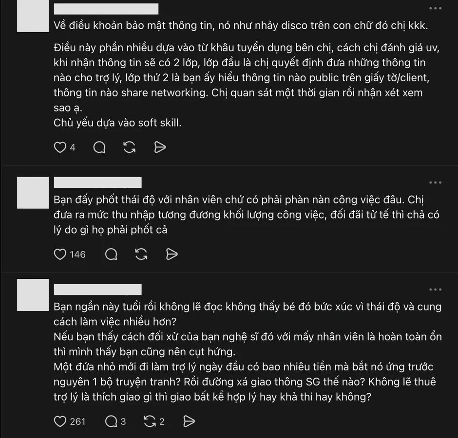 1 Hoa hậu Vbiz phát ngôn đến drama trợ lý hot nhất Threads, netizen phát quạo: "Chị nói chị có nghĩ không vậy?" 1 Hoa hậu Vbiz phát ngôn đến drama trợ lý hot nhất Threads, netizen phát quạo: "Chị nói chị có nghĩ không vậy?"