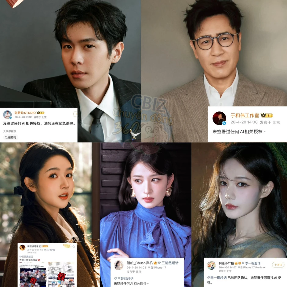 100 diễn viên bị tẩy chay vì bán mặt cho AI