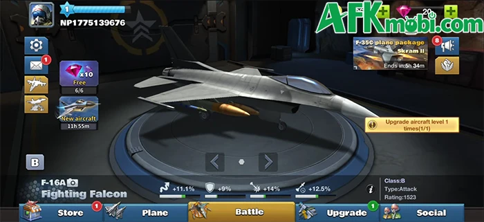 Ace Force: Blitz - Thể hiện kỹ năng trong những trận không chiến