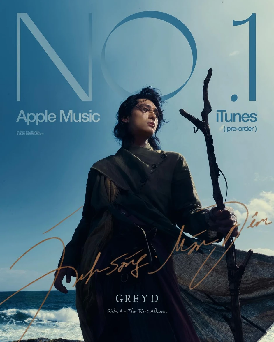 Album hot nhất Việt Nam hiện tại: GREY D đánh bại BTS, bao vây HIEUTHUHAI