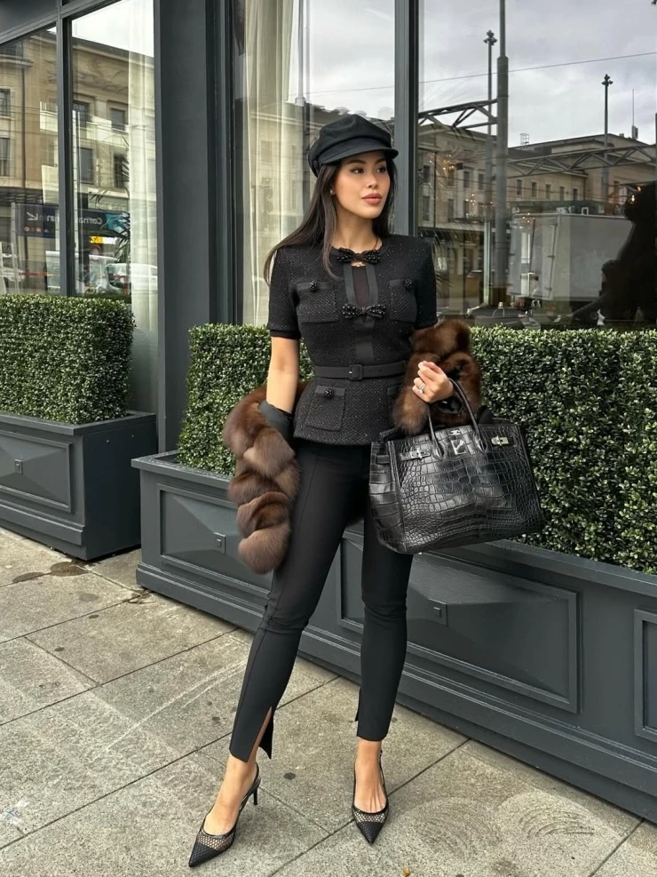 Ảnh sao 15/4: Công chúa hàng hiệu Tiên Nguyễn xách túi tiền tỷ ở Thụy Sĩ