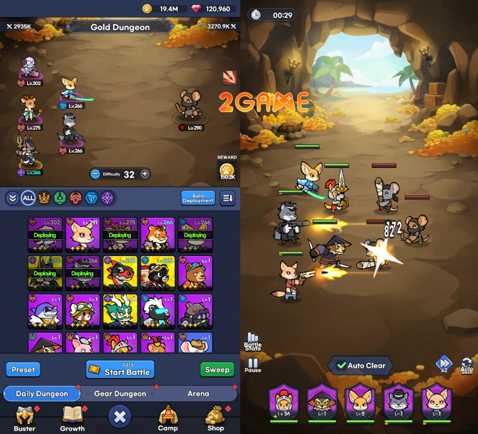 Animal Busters: Idle RPG - Phiêu lưu giải trí cùng các sinh vật siêu đáng yêu Animal Busters: Idle RPG - Phiêu lưu giải trí cùng các sinh vật siêu đáng yêu