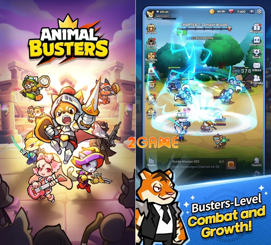 Animal Busters: Idle RPG - Phiêu lưu giải trí cùng các sinh vật siêu đáng yêu Animal Busters: Idle RPG - Phiêu lưu giải trí cùng các sinh vật siêu đáng yêu