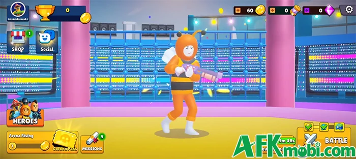 Arena Blast game hành động bắn súng góc nhìn thứ ba PvP