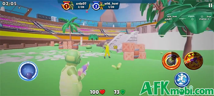 Arena Blast game hành động bắn súng góc nhìn thứ ba PvP