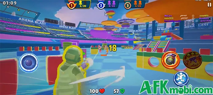 Arena Blast game hành động bắn súng góc nhìn thứ ba PvP