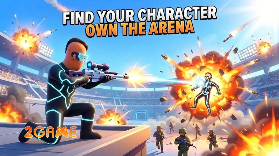 Arena Blast - Thắp lửa cho các trận chiến FPS đầy sự cạnh tranh trên mobile