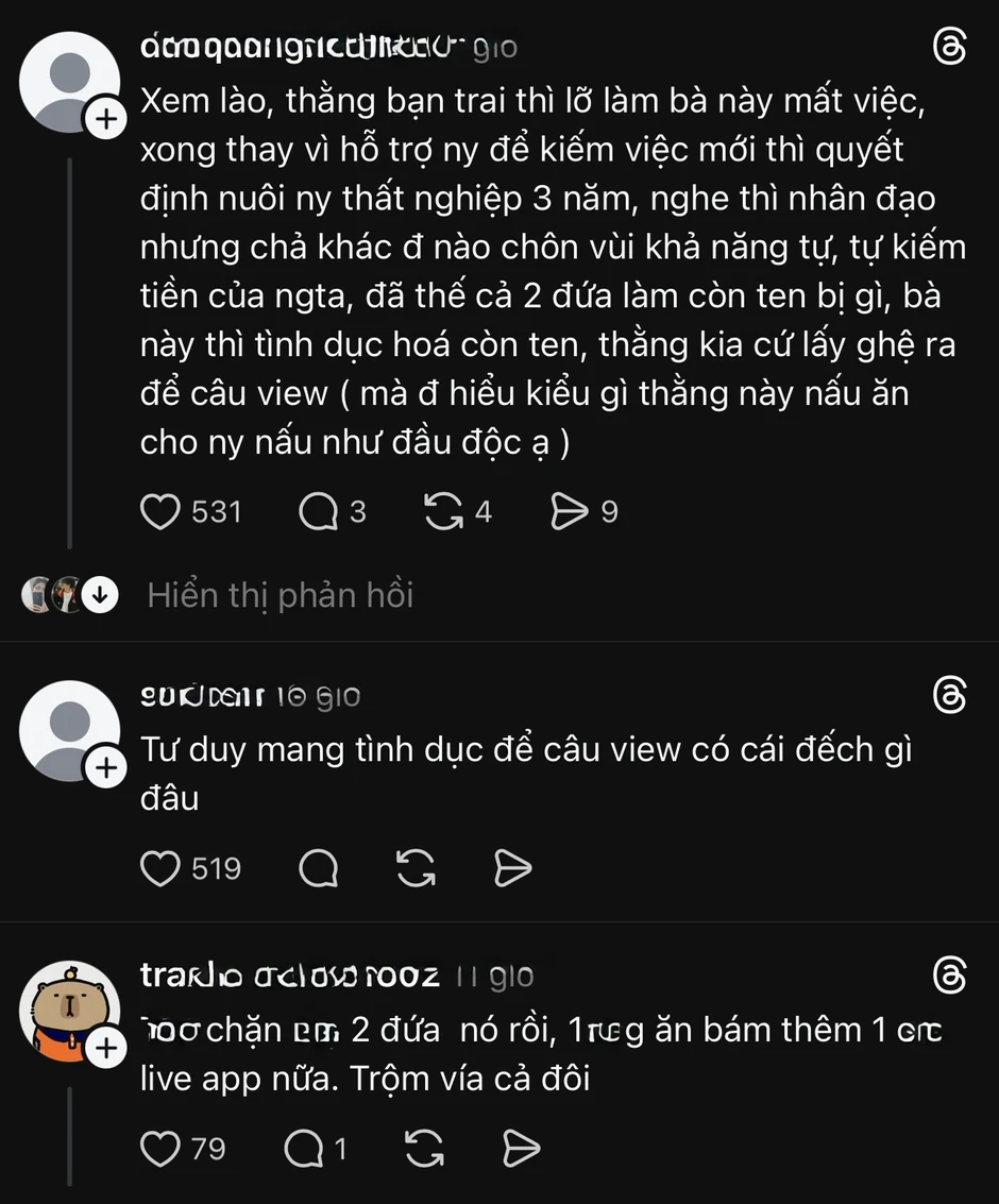 Bất chấp tất cả để câu kéo người xem, cặp đôi khiến dân mạng "rùng mình" vì loạt content nhạy cảm, lố lăng hết sức!