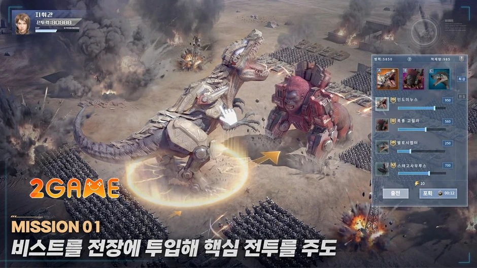 Beast Clash: Last Front - Khi khủng long giao thoa cùng công nghệ quân sự Beast Clash: Last Front - Khi khủng long giao thoa cùng công nghệ quân sự