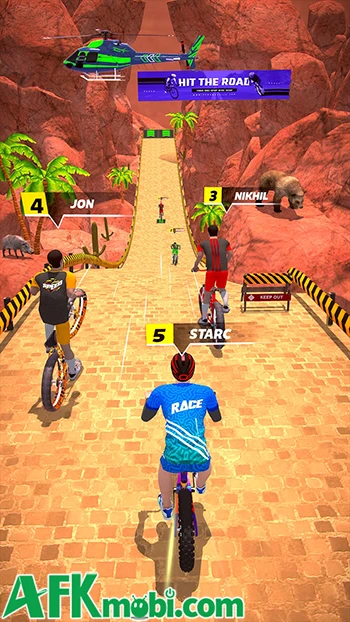 BMX Downhill Rush Racing Game mời bạn đua xe đạp đổ dốc