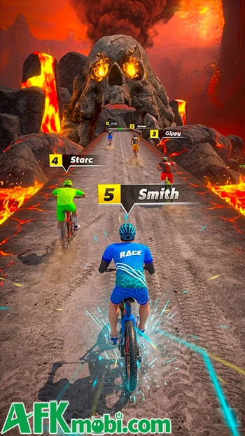 BMX Downhill Rush Racing Game mời bạn đua xe đạp đổ dốc