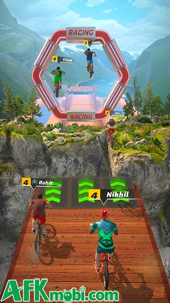 BMX Downhill Rush Racing Game mời bạn đua xe đạp đổ dốc